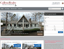 Tablet Screenshot of callensrealty.com